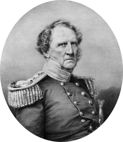 General de División Winfield Scott de Mathew B. Brady